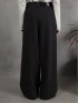 Belted High-Waist Tuck Pocket Pants / 2タック ハイウエスト タックポケット ベルト付きパンツ