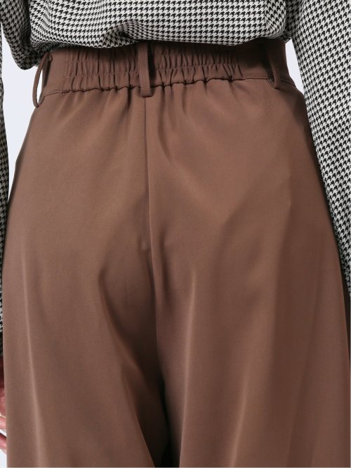 アシメラップ風 ワイドパンツ