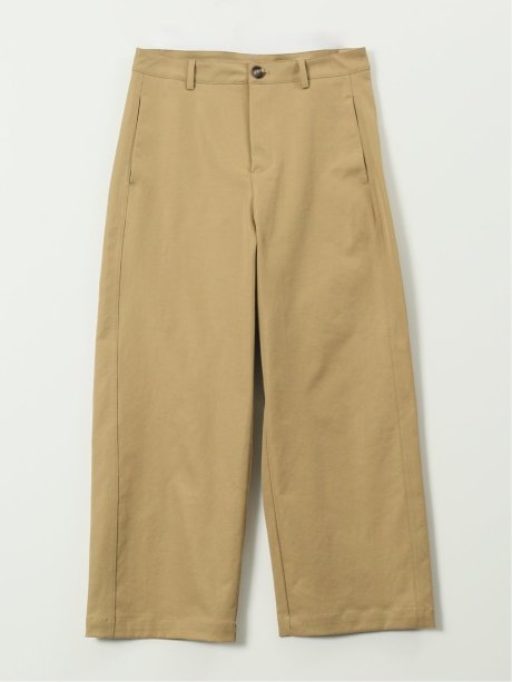 ストレッチ ワイド テーパードパンツ