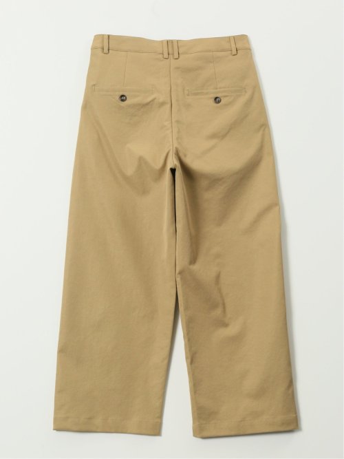 ストレッチ ワイド テーパードパンツ