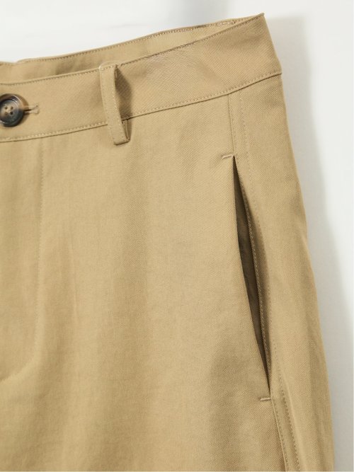 ストレッチ ワイド テーパードパンツ