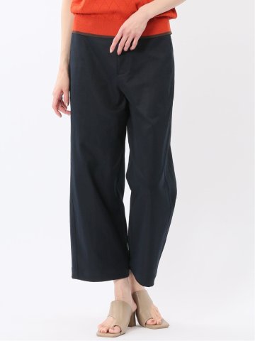 ストレッチ ワイド テーパードパンツ