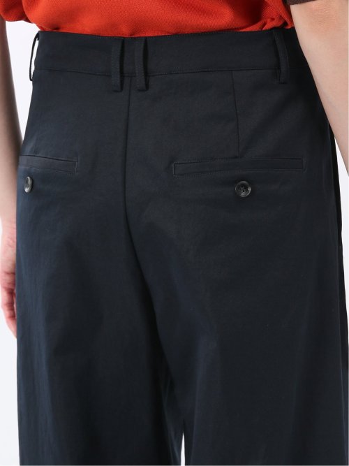 ストレッチ ワイド テーパードパンツ