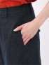 ストレッチ ワイド テーパードパンツ