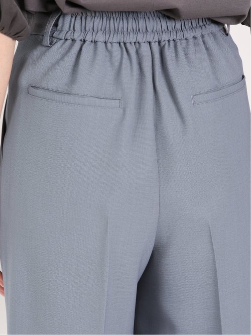 麻調合繊 プルオンワイドパンツ(セットアップ可能)