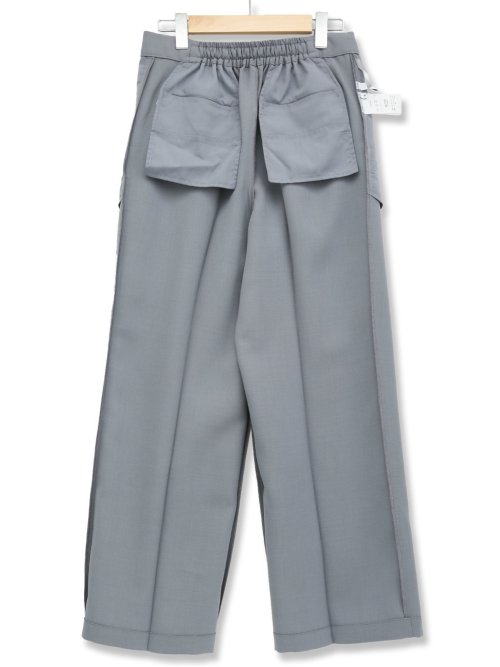 麻調合繊 プルオンワイドパンツ(セットアップ可能)