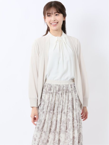 長袖 ボレロカーディガン