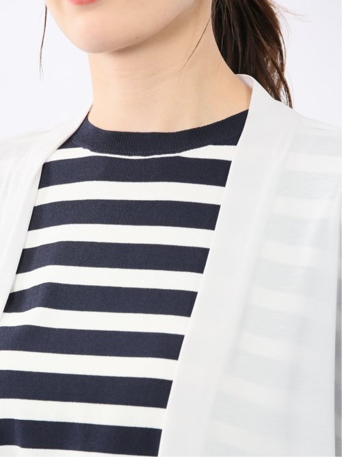 7分袖 ミドルカーディガン