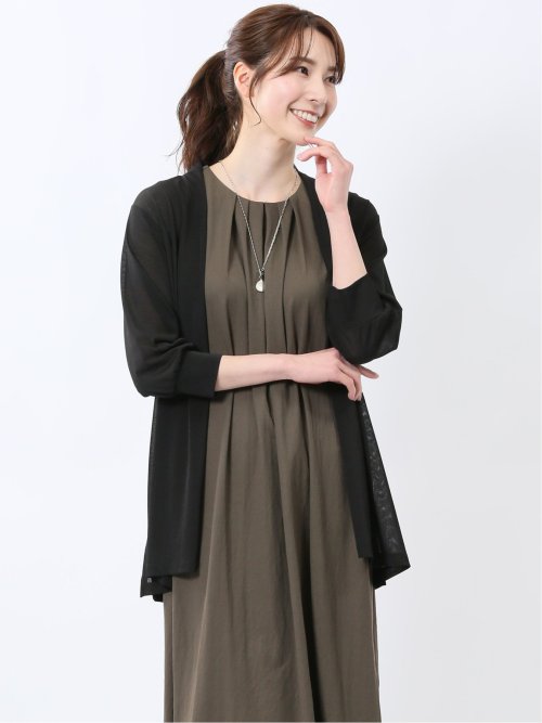 7分袖 ミドルカーディガン