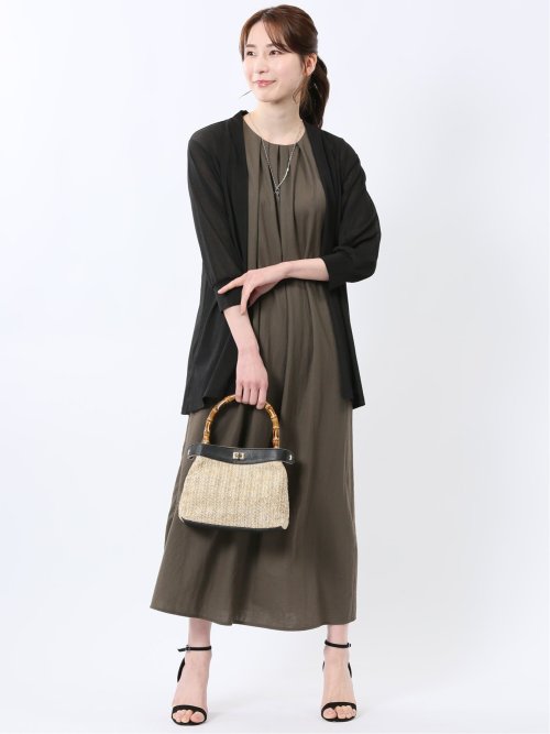 7分袖 ミドルカーディガン