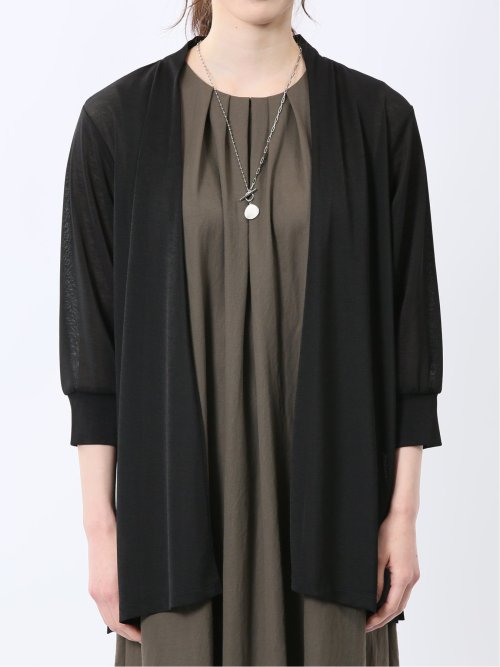 7分袖 ミドルカーディガン