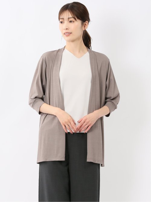 7分袖 ミドルカーディガン