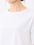 綿スムス クルーネック 袖タックTシャツ