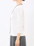 綿スムス 配色 7分袖Tシャツ