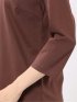 Tシャツ レディース 7分袖 接触冷感 UV 無地 綿 コットン クルーネック プルオーバー