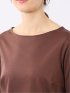 Tシャツ レディース 7分袖 接触冷感 UV 無地 綿 コットン クルーネック プルオーバー