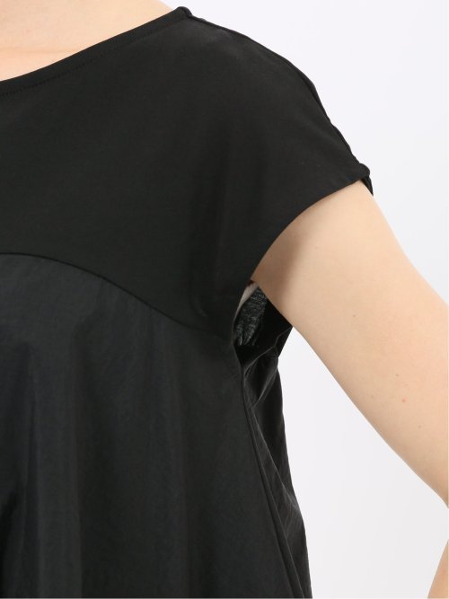 ビスチェ風切替 ペプラムプルオーバー