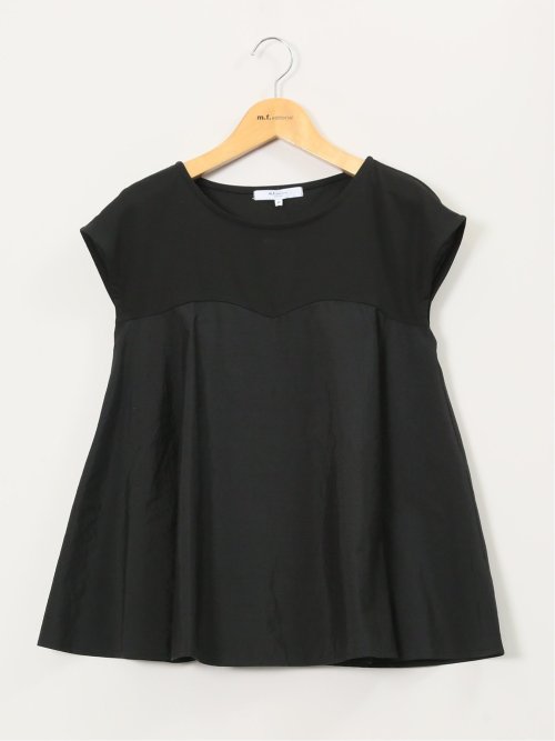 ビスチェ風切替 ペプラムプルオーバー