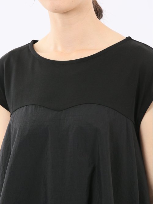 ビスチェ風切替 ペプラムプルオーバー