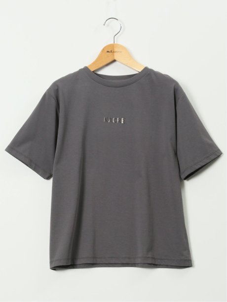 接触冷感 UV 吸水速乾 ロゴ Tシャツ