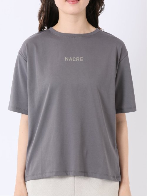 接触冷感 UV 吸水速乾 ロゴ Tシャツ