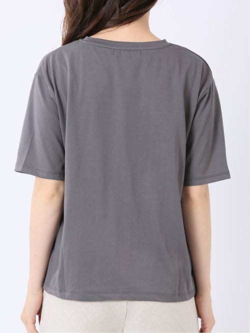 接触冷感 UV 吸水速乾 ロゴ Tシャツ