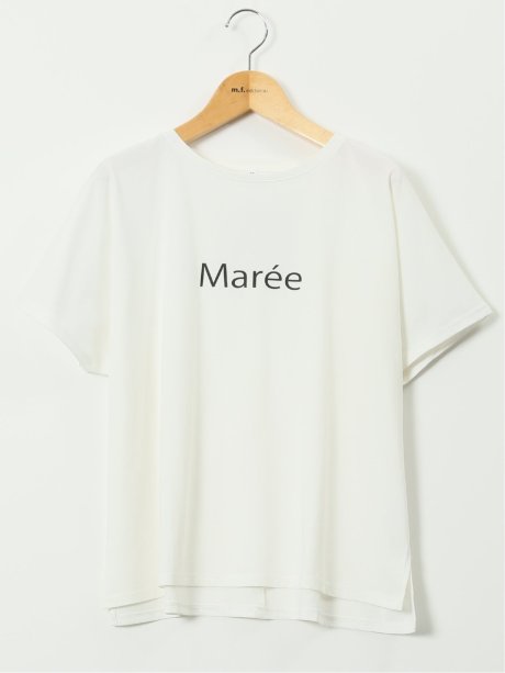 接触冷感 UV 吸水速乾 ロゴ Tシャツ