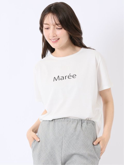 接触冷感 UV 吸水速乾 ロゴ Tシャツ