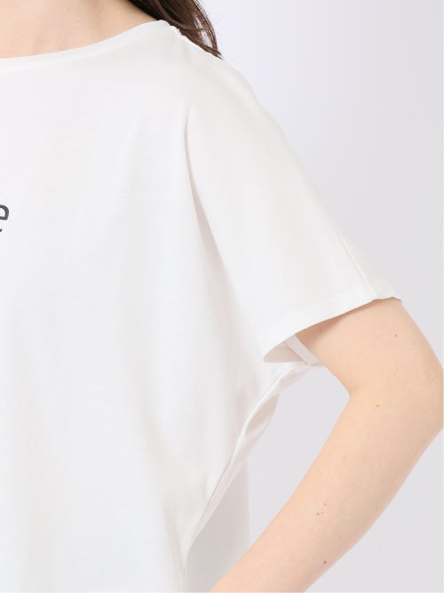 接触冷感 UV 吸水速乾 ロゴ Tシャツ