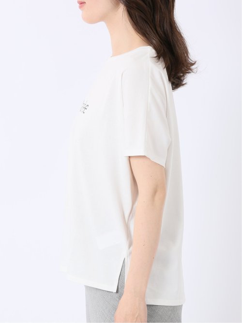 接触冷感 UV 吸水速乾 ロゴ Tシャツ