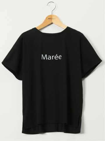 接触冷感 UV 吸水速乾 ロゴ Tシャツ