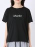 接触冷感 UV 吸水速乾 ロゴ Tシャツ