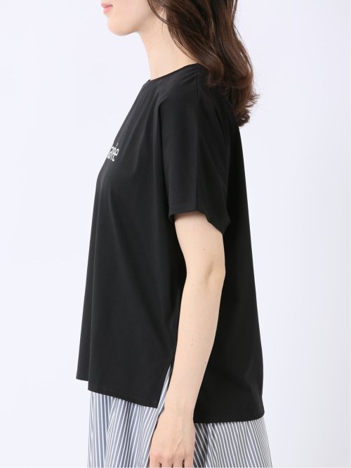 接触冷感 UV 吸水速乾 ロゴ Tシャツ