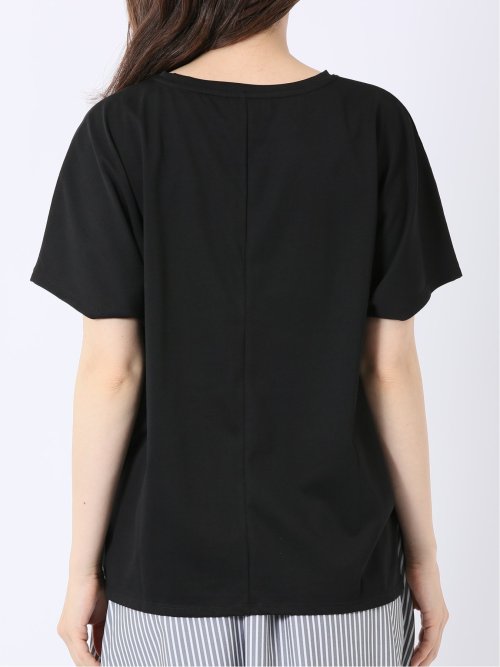 接触冷感 UV 吸水速乾 ロゴ Tシャツ