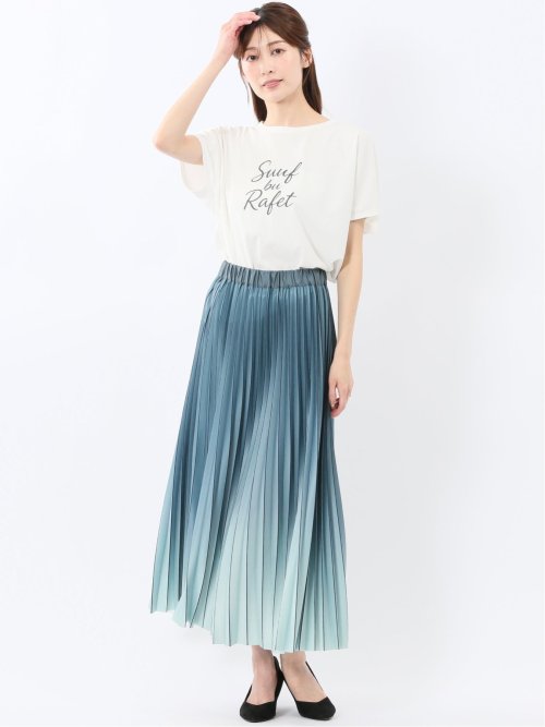 接触冷感 UV 吸水速乾 ロゴTシャツ