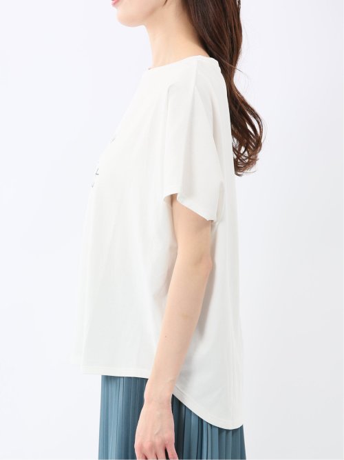 接触冷感 UV 吸水速乾 ロゴTシャツ