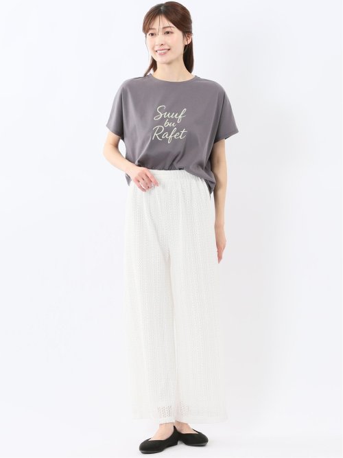 接触冷感 UV 吸水速乾 ロゴTシャツ