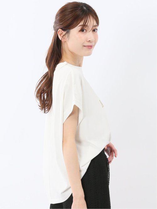 接触冷感 UV 吸水速乾 ロゴTシャツ