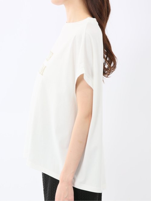 接触冷感 UV 吸水速乾 ロゴTシャツ