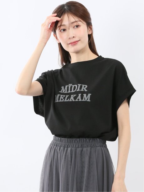 接触冷感 UV 吸水速乾 ロゴTシャツ