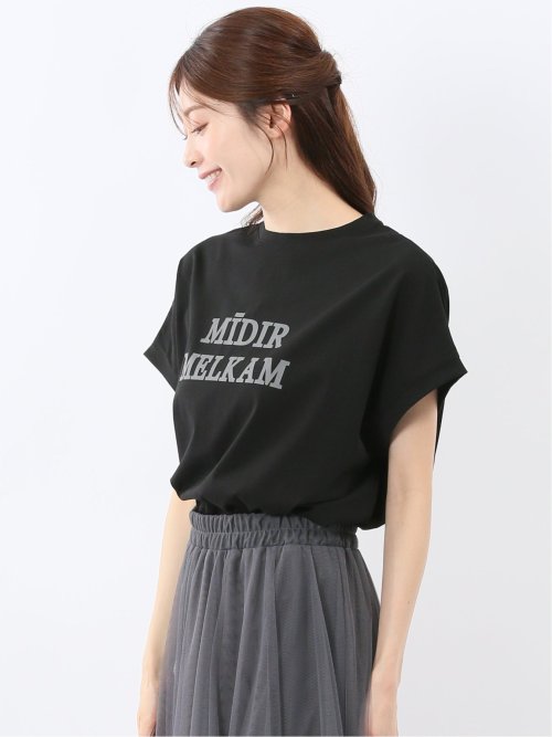 接触冷感 UV 吸水速乾 ロゴTシャツ