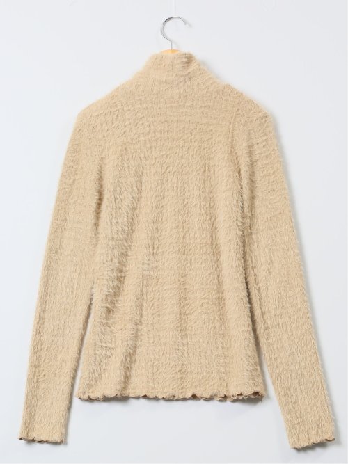 シャギー ハイネックプルオーバー