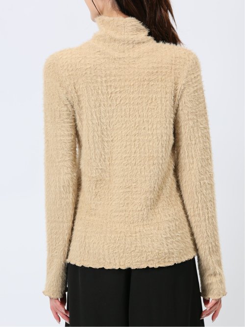 シャギー ハイネックプルオーバー