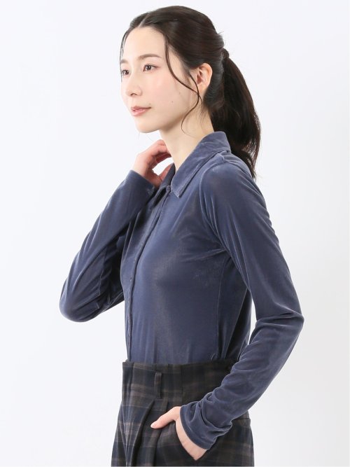 イノウェーブ/INNOWAVE シアーベロア 長袖シャツ