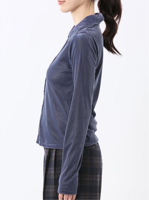 イノウェーブ/INNOWAVE シアーベロア 長袖シャツ