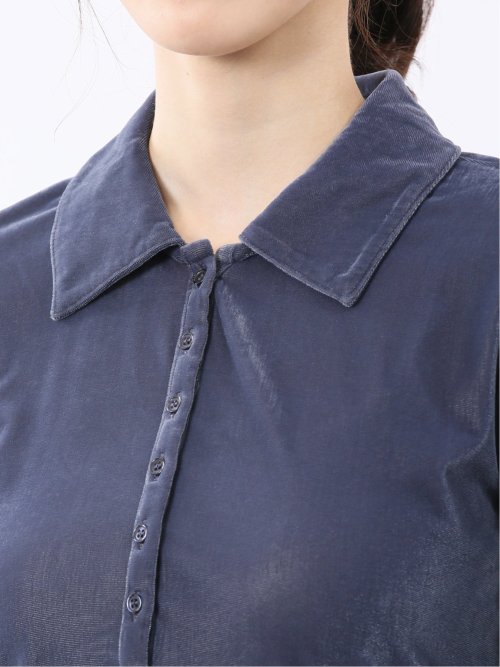 イノウェーブ/INNOWAVE シアーベロア 長袖シャツ