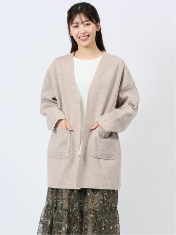 両面起毛 コーディガン