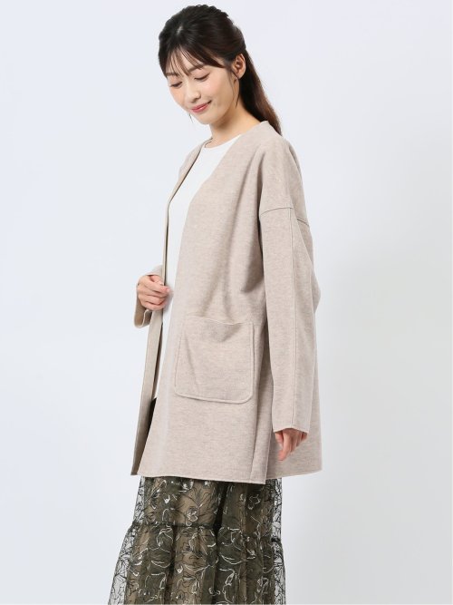 両面起毛 コーディガン