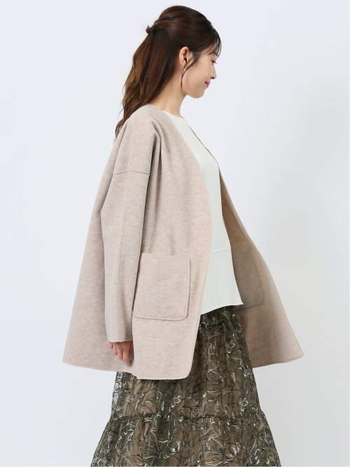 両面起毛 コーディガン