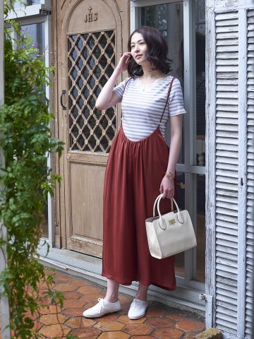 【WEB限定企画商品】エムエフエディトリアルレディース/m.f.editorial:Women　無地＆ボーダー レースリブ半袖プルオーバー （7カラー展開）